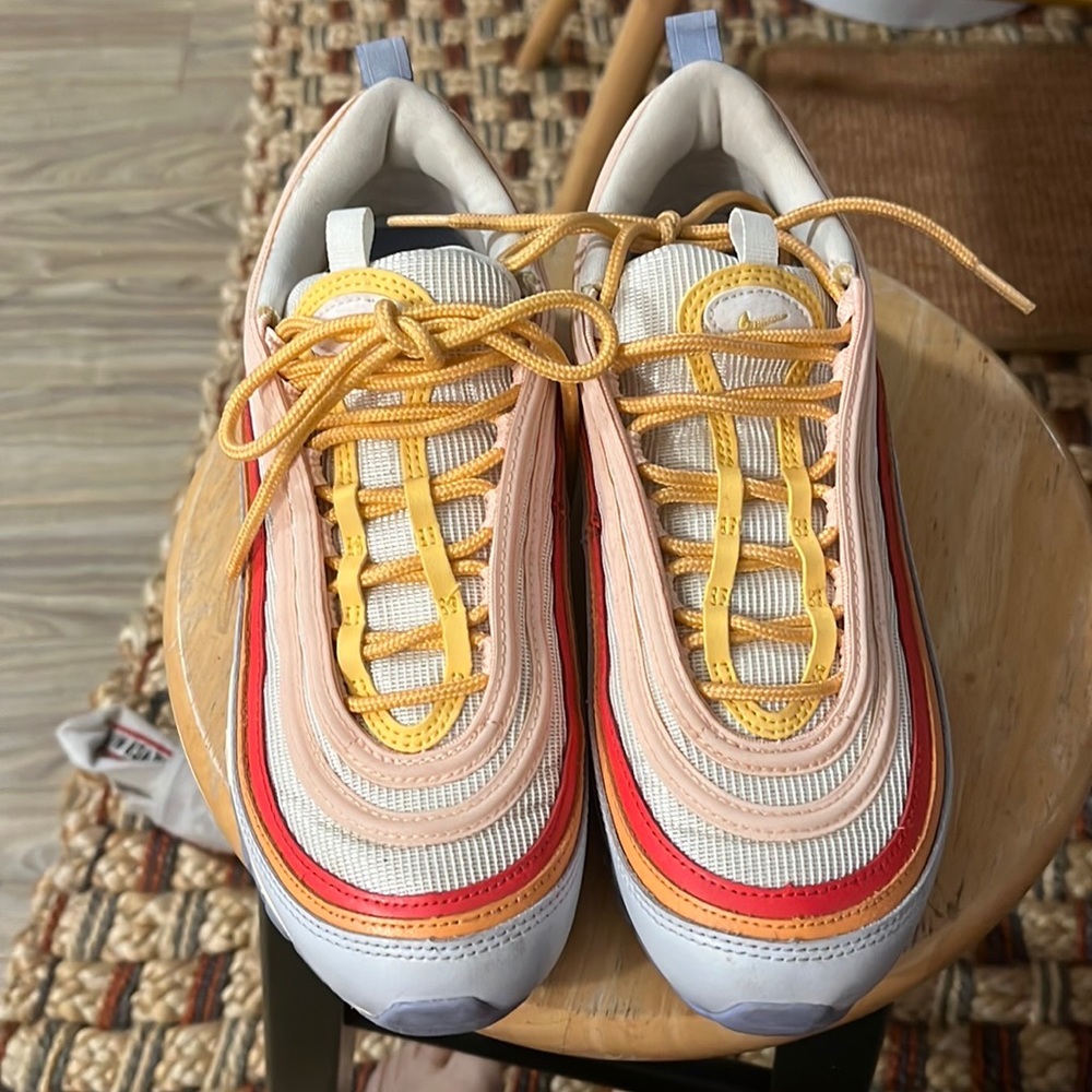 Nike airmax 98 pastel orange and purple